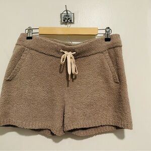 UGG Noreen Tan Shorts with Drawstring Waistband